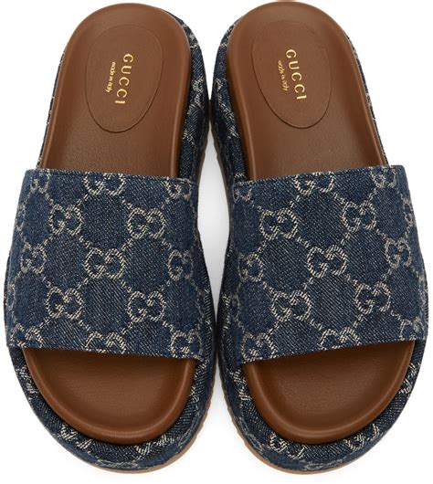 faux gucci platform sandals|gucci platform sandals men.